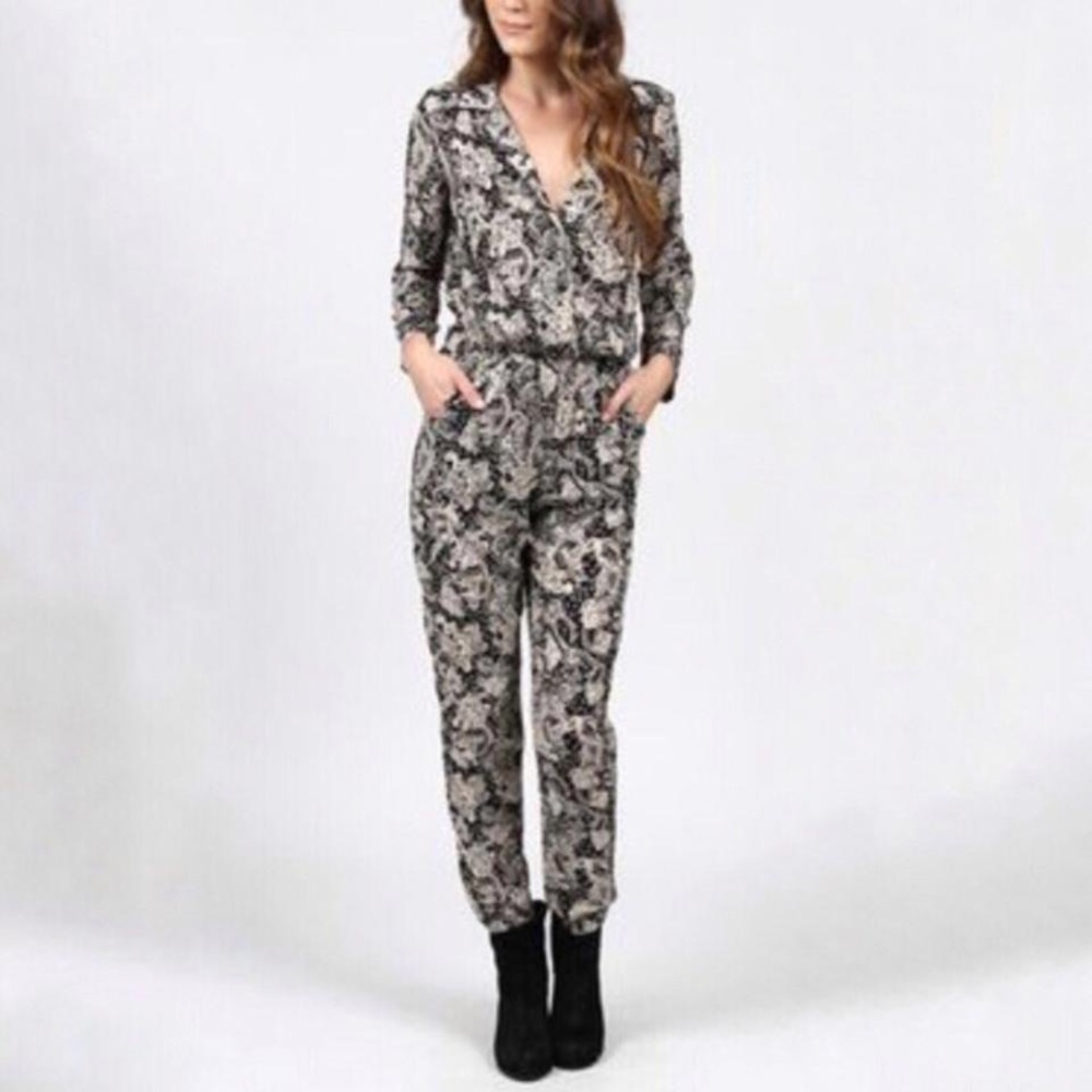Novella Royale Black Rosewood Jumpsuit
